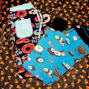 Lazy One Pajamas!  2 pair super cute designs.